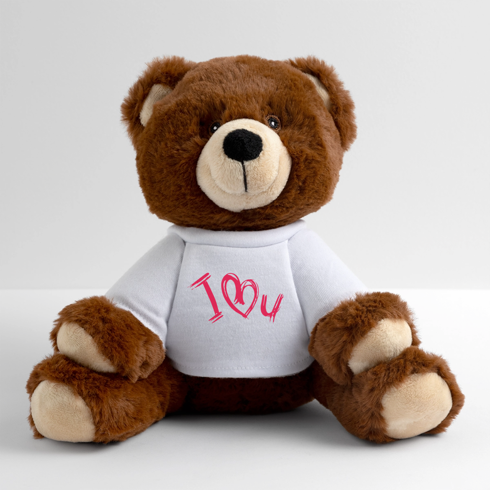 MiniFeet® RecycelBär® Teddy Bear Brown - white