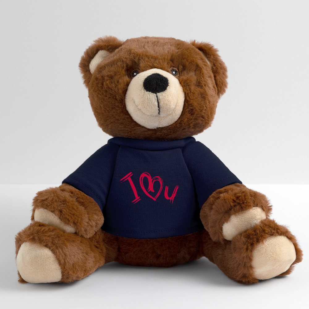 MiniFeet® RecycelBär® Teddy Bear Brown - french navy