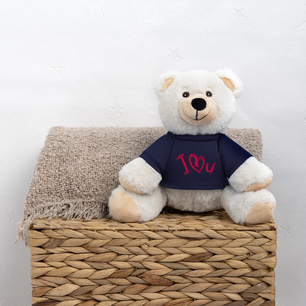 MiniFeet® RecycelBär® Teddy Bear Cream - french navy
