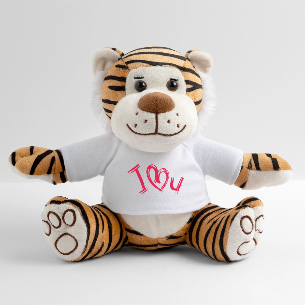 Plush Tiger - white