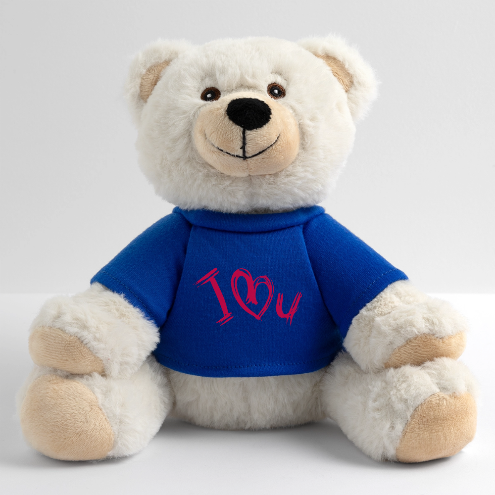 MiniFeet® RecycelBär® Teddy Bear Cream - royal blue