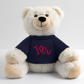 MiniFeet® RecycelBär® Teddy Bear Cream - french navy