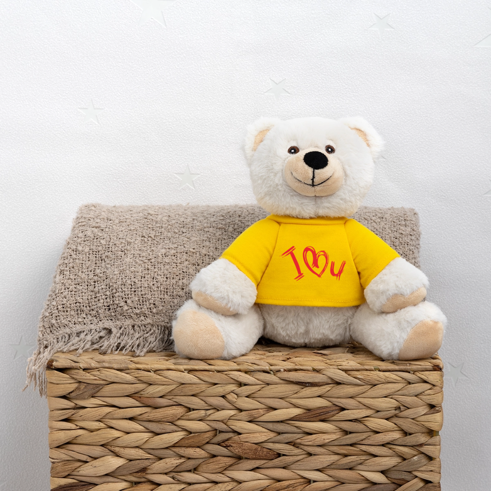 MiniFeet® RecycelBär® Teddy Bear Cream - sun yellow