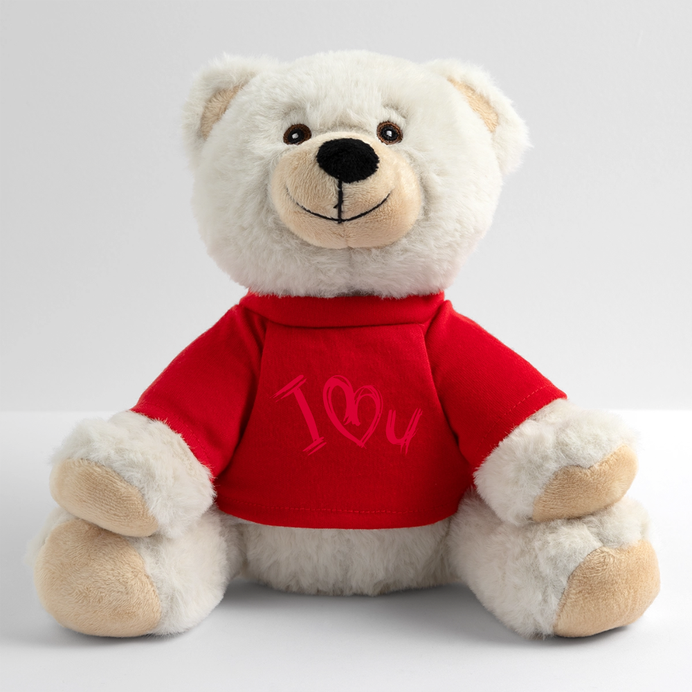 MiniFeet® RecycelBär® Teddy Bear Cream - red